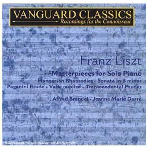 Liszt/ Darre/ Brendel - Masterpieces for Solo Piano 1
