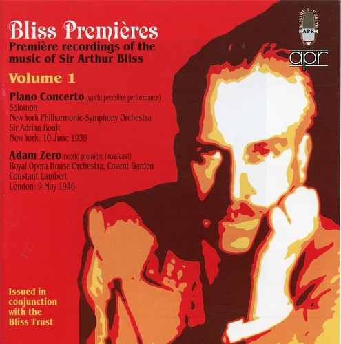 Bliss/ Soloman/ Boult/ Lambert/ Nyp - Con Pno/Orch (B-Flat)/Adam Zero