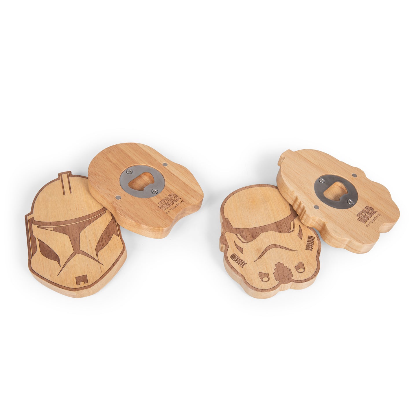 Star Wars Clone Trooper Coasters with Bottle Openers 4-Pack