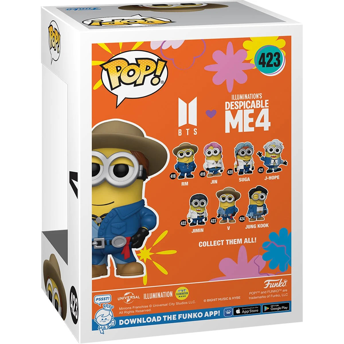Funko Pop! Despicable Me 4 Minion x BTS V