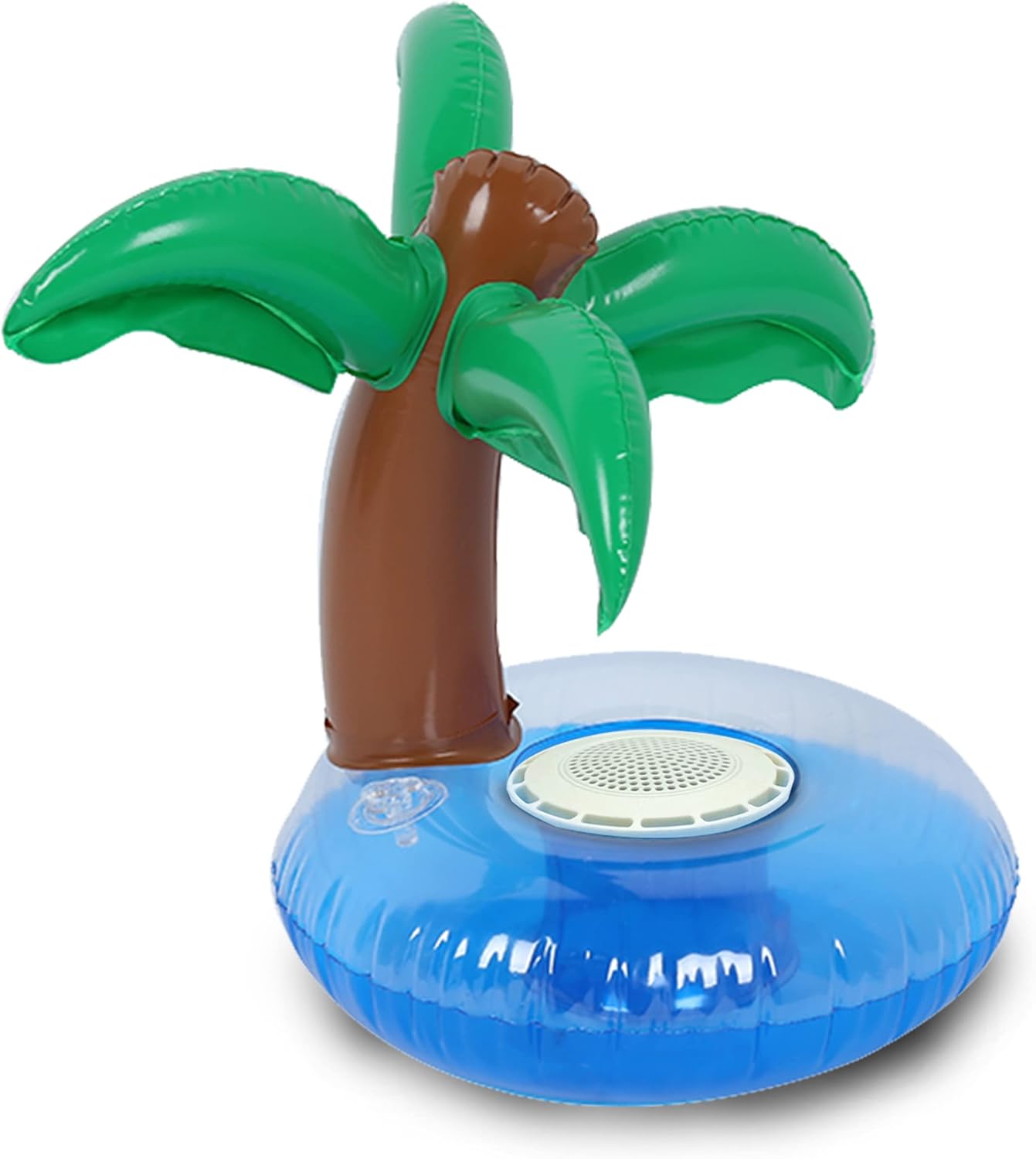 Aqua Jams Floating Speaker & Cup Holder - Palm Tree