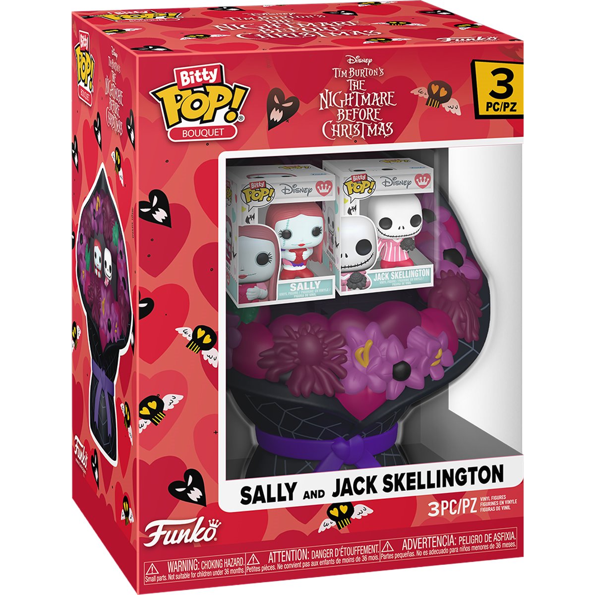 Funko Bitty Pop! The Nightmare Before Christmas Valentine's Day - Sally and Jack Bouquet