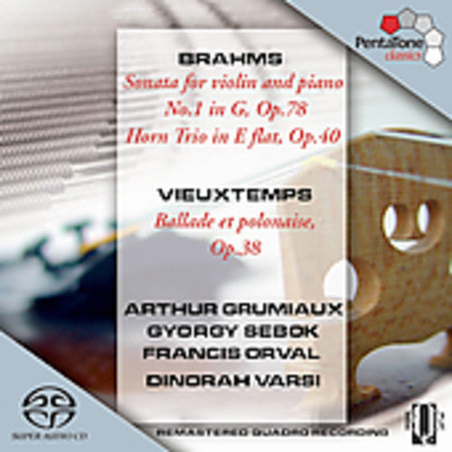 Brahms/ Vieuxtemps/ Grumiaux/ Seboc/ Varsi - Arthur Grumiaux Plays