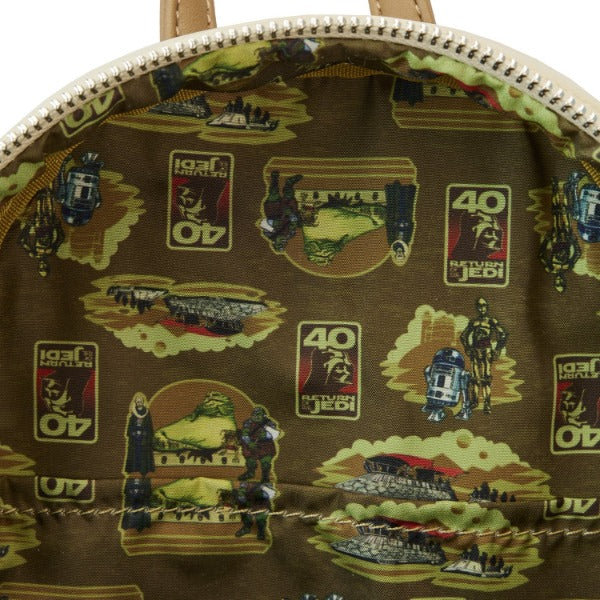 Loungefly Star Wars Return of the Jedi 40th Anniversary Jabba's Palace Mini Backpack