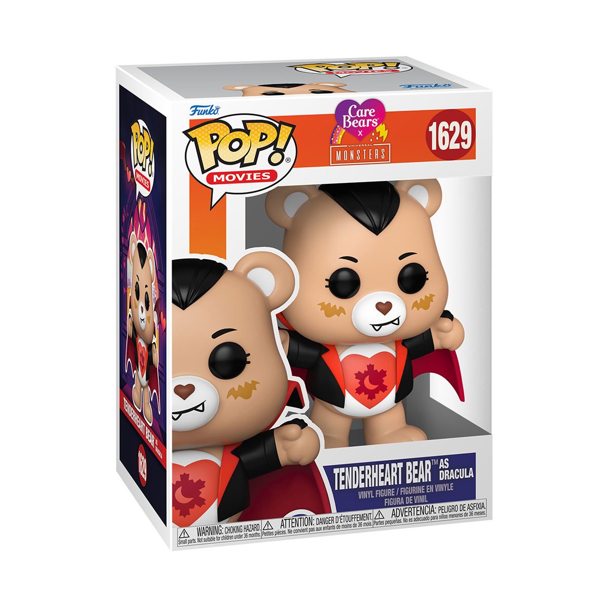 Funko Pop! Care Bears x Universal Monsters Tenderheart Bear as Dracula