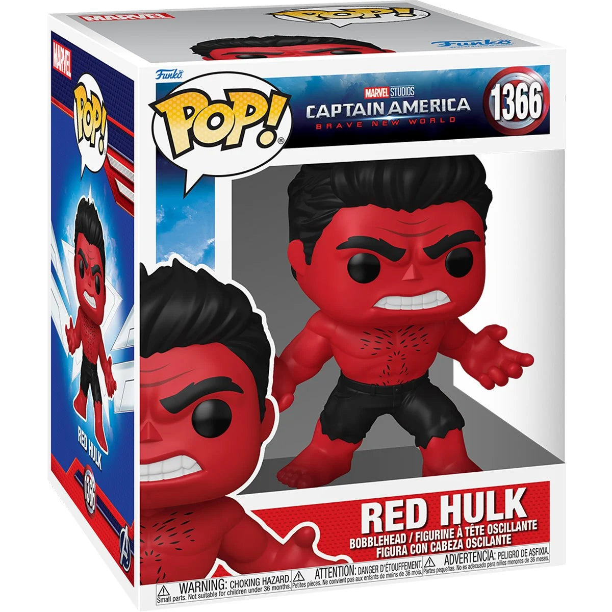 Funko Pop! Captain America: Brave New World Red Hulk Super 6-Inch