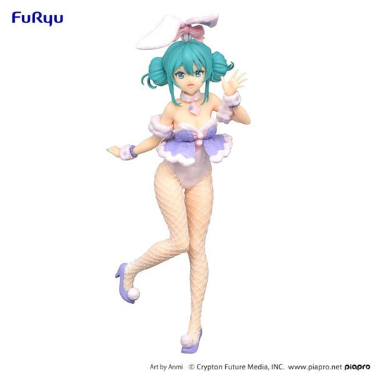 Furyu - Hatsune Miku - White Rabbit Purple Color Ver. BiCute Bunnies Figure