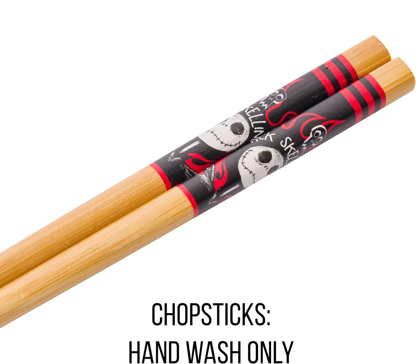 Disney Nightmare Before Christmas Jack Skellington Ceramic Ramen Bowl with Chopsticks