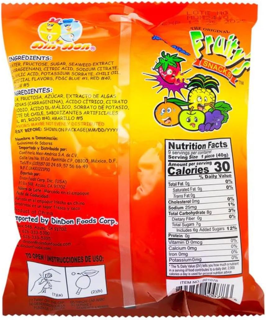 Ju-C Jelly Fruits Snack Hot and Spicy