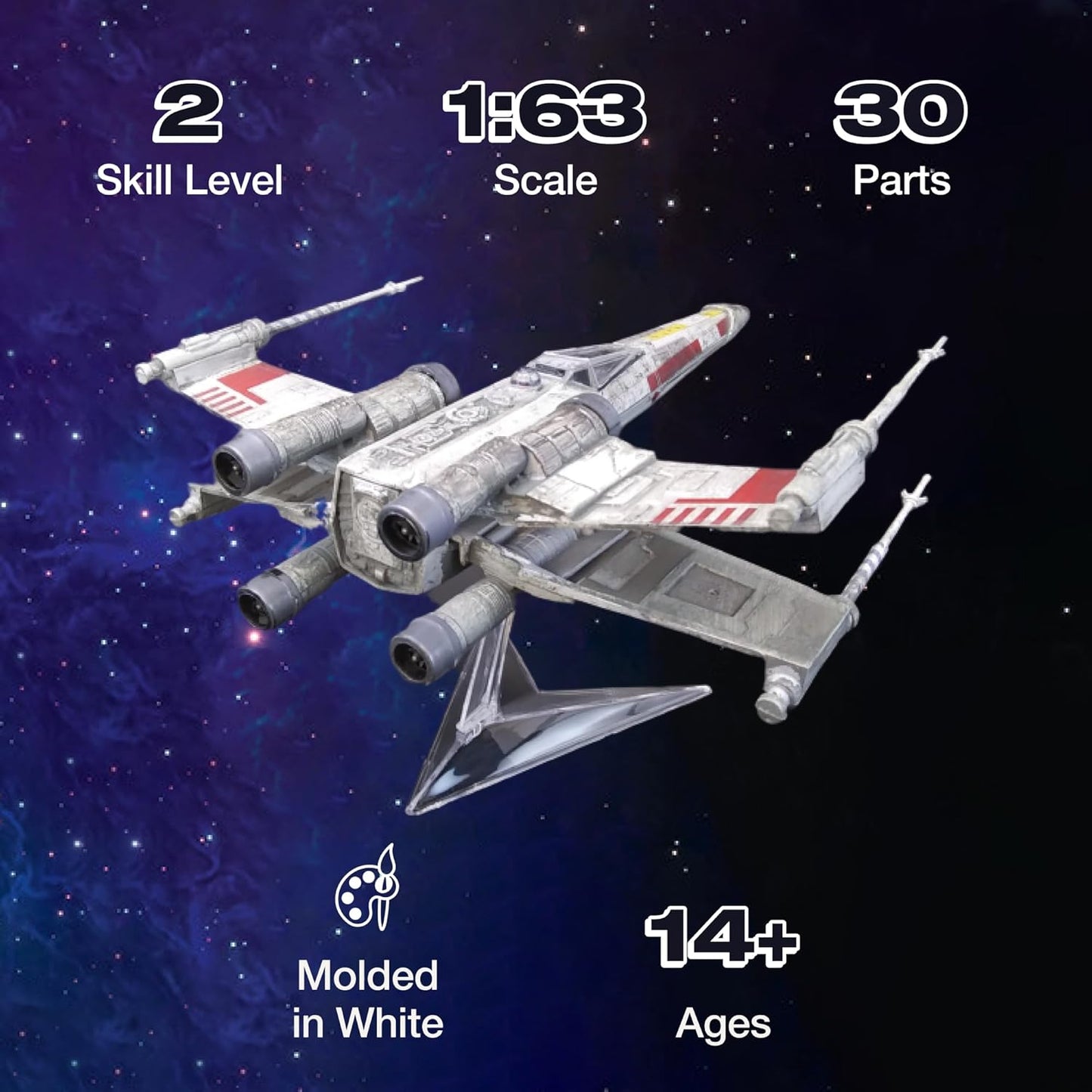MPC Star Wars: A New Hope X-Wing Fighter (Snap) 1:63 Scale Model Kit