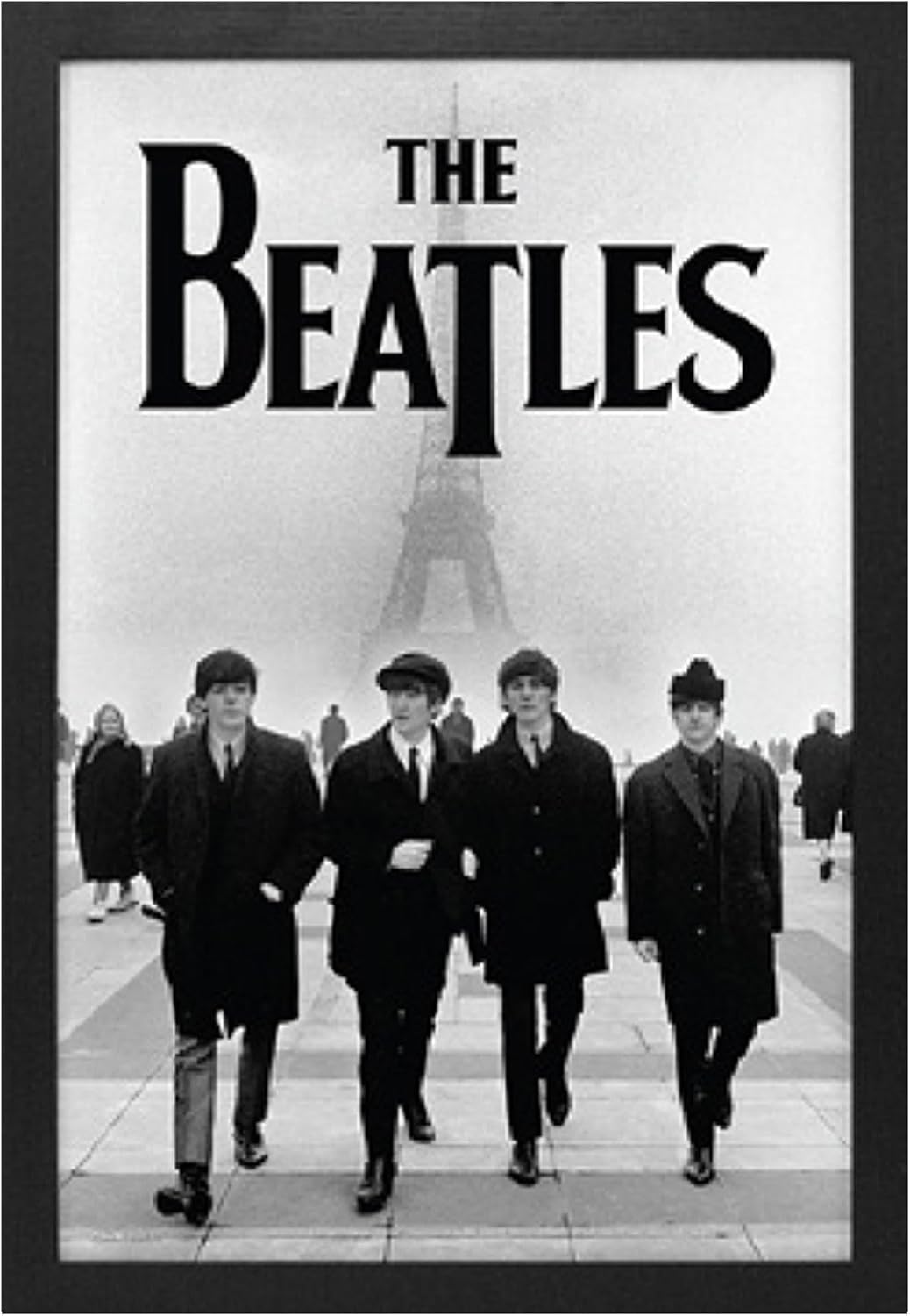 The Beatles Eiffel Tower Framed Poster