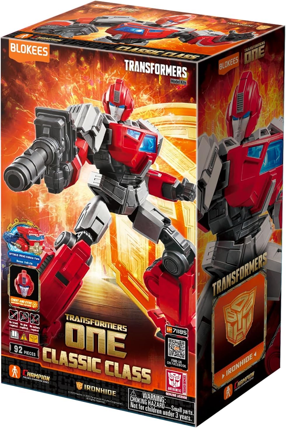 BLOKEES Transformers Classic Class Transformers One Ironhide