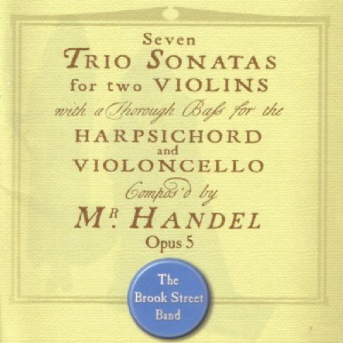 Seven Trio Sonatas Op 5