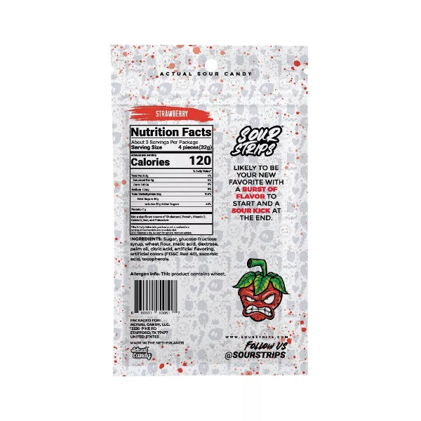 Sour Strips Strawberry