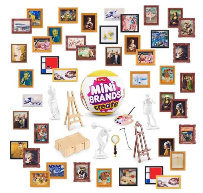 Mini Brands Create Art Series 1 (contents may vary)