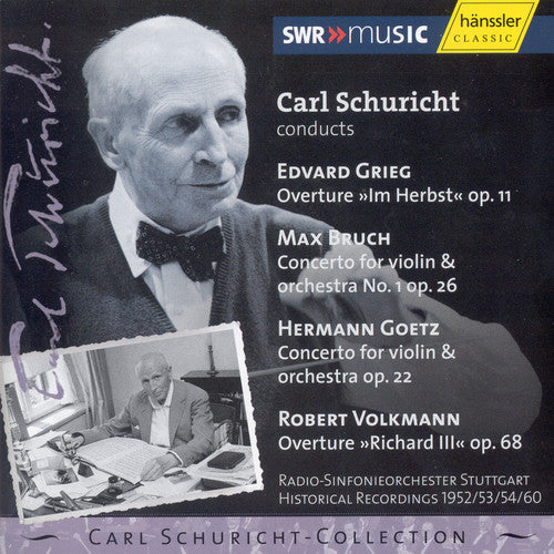 Schuricht/ Grieg/ Bruch/ Goetz/ Volkmann - Concerto for Violin & Orchestra