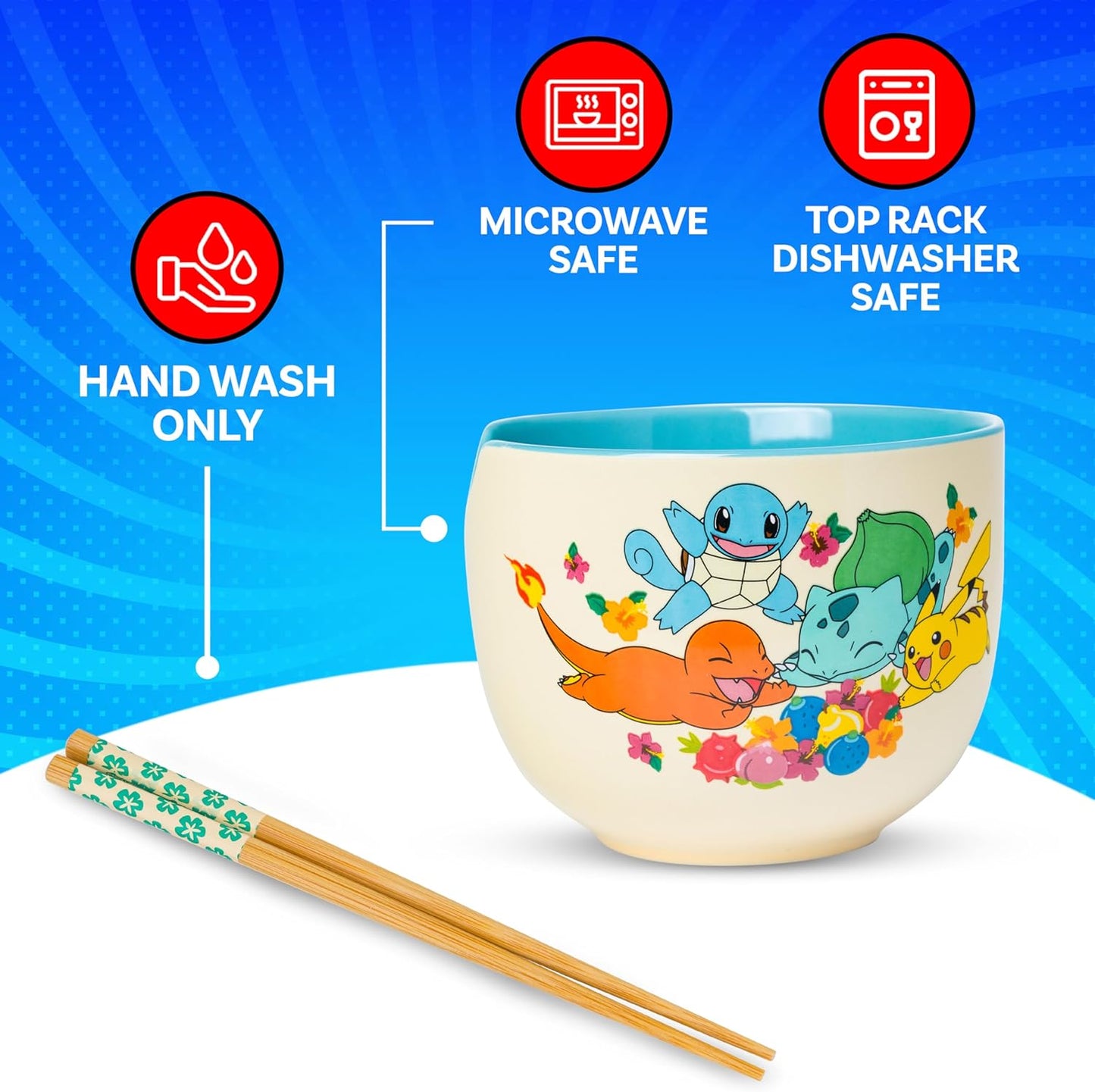 Pokemon Spring Starters Ramen Bowl