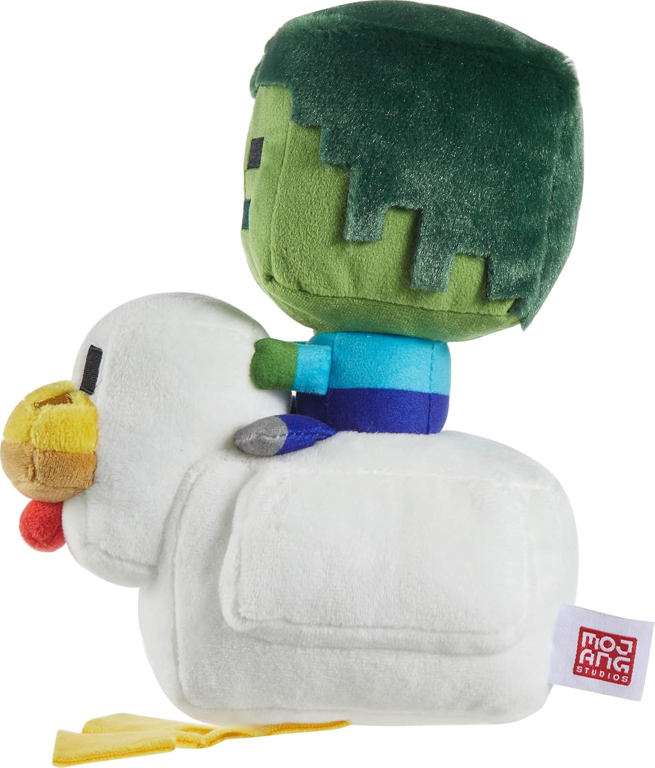 Minecraft Zombie Chicken Jockey Plush 8"