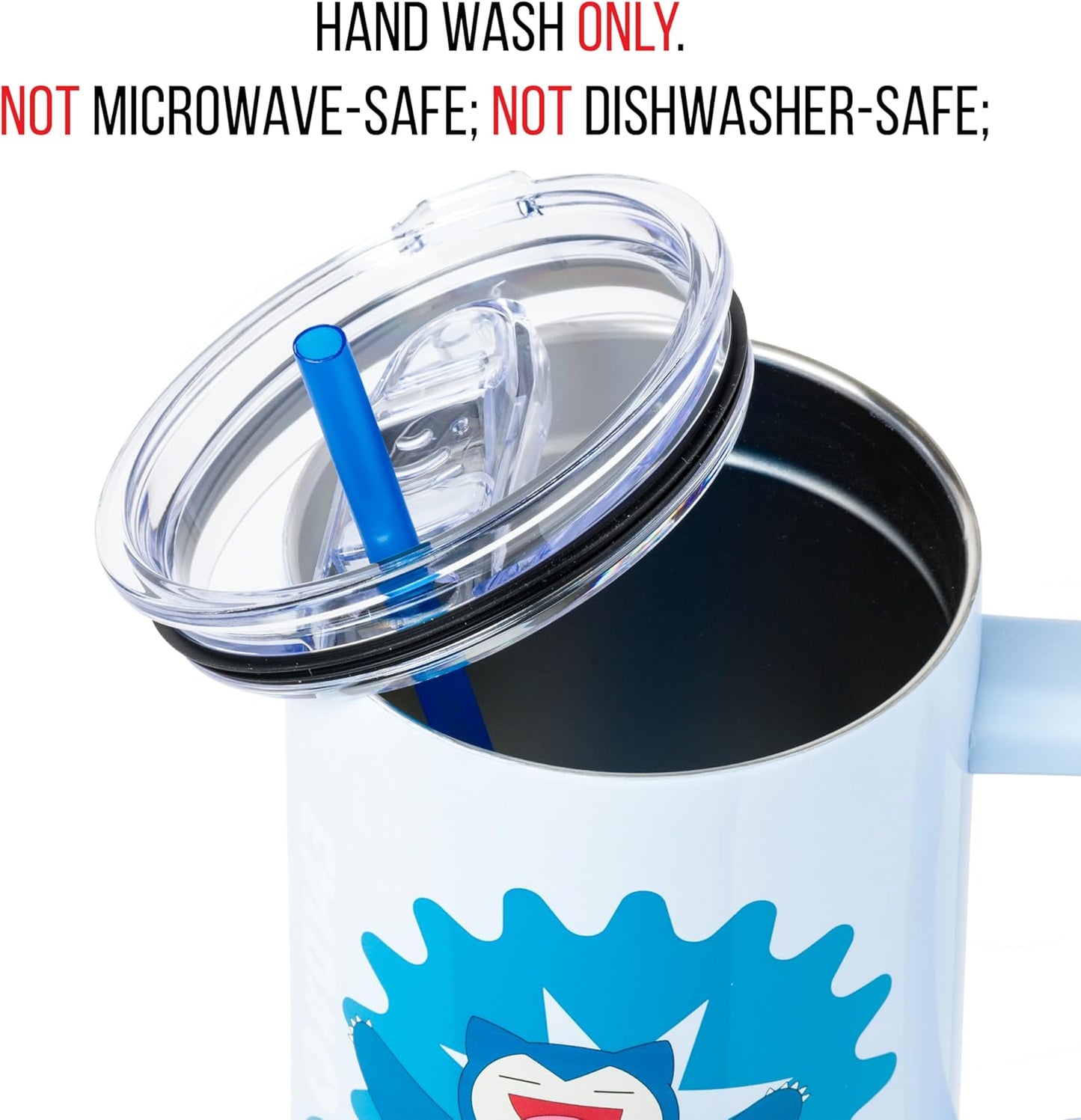 Pokemon Snorlax Number 143 40oz Stainless Steel Tumbler