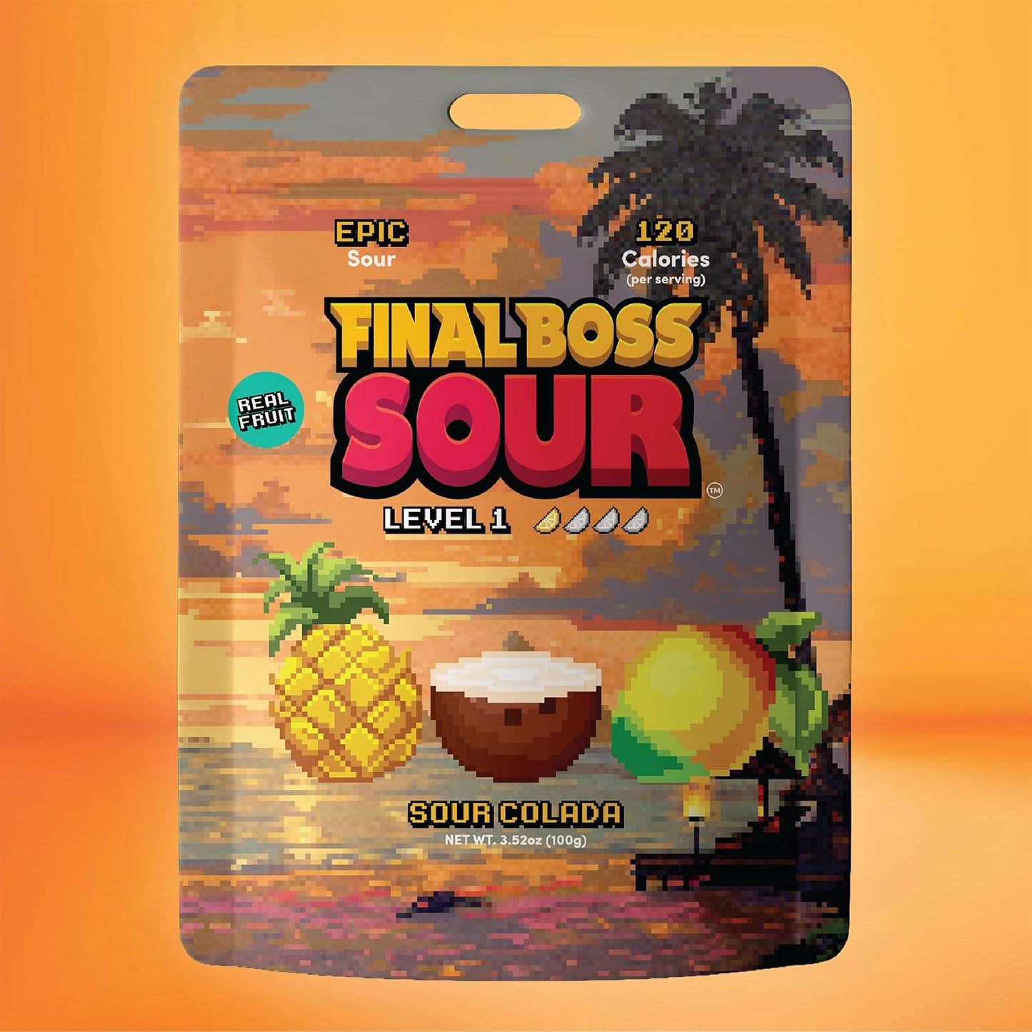 Final Boss Sour Candy Level 1, Sour Pina Colada