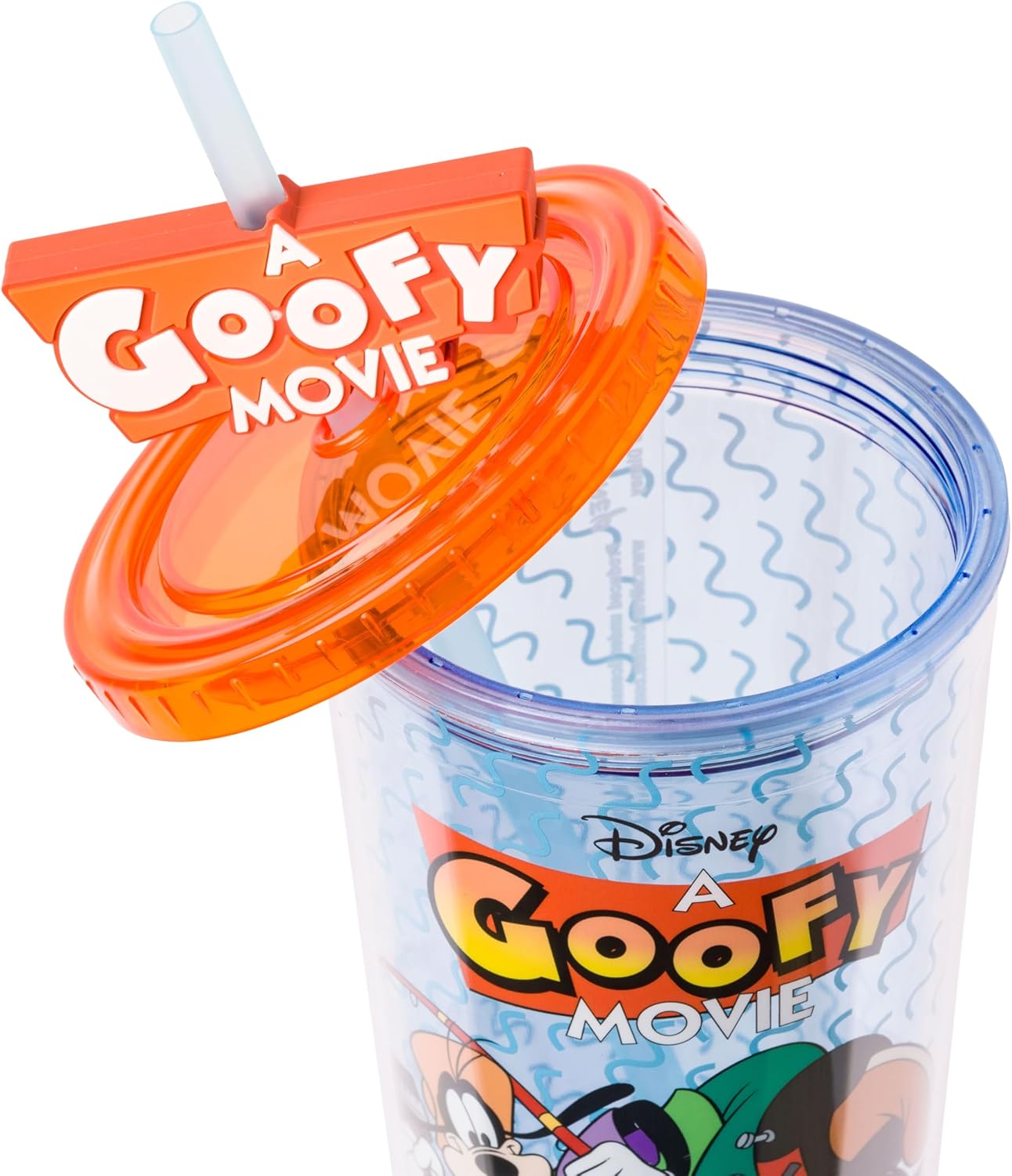 Disney A Goofy Movie Cold Cup with Lid and Straw Topper