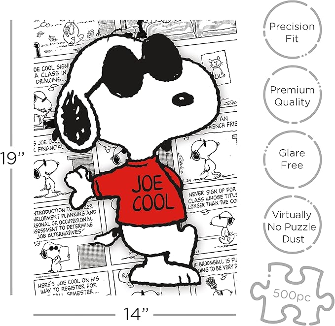 Peanuts Joe Cool 500 Piece Jigsaw Puzzle
