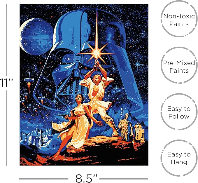 Star Wars A New Hope Mini Art by Numbers