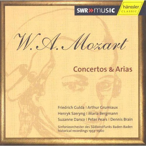 Mozart/ Gulda/ Bergmann/ Szeryng/ Danco/ Pear - Concertos & Arias