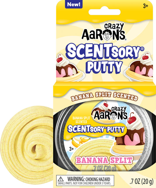 Crazy Aaron's thinking Putty - Scentsory Banana Split
