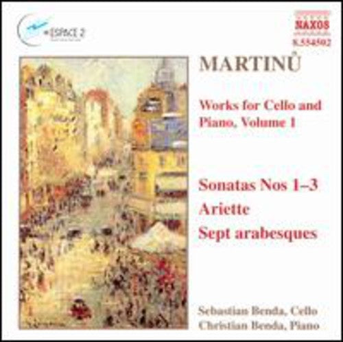Martinu/ Benda - Works Vc/Pno-Vol. 1