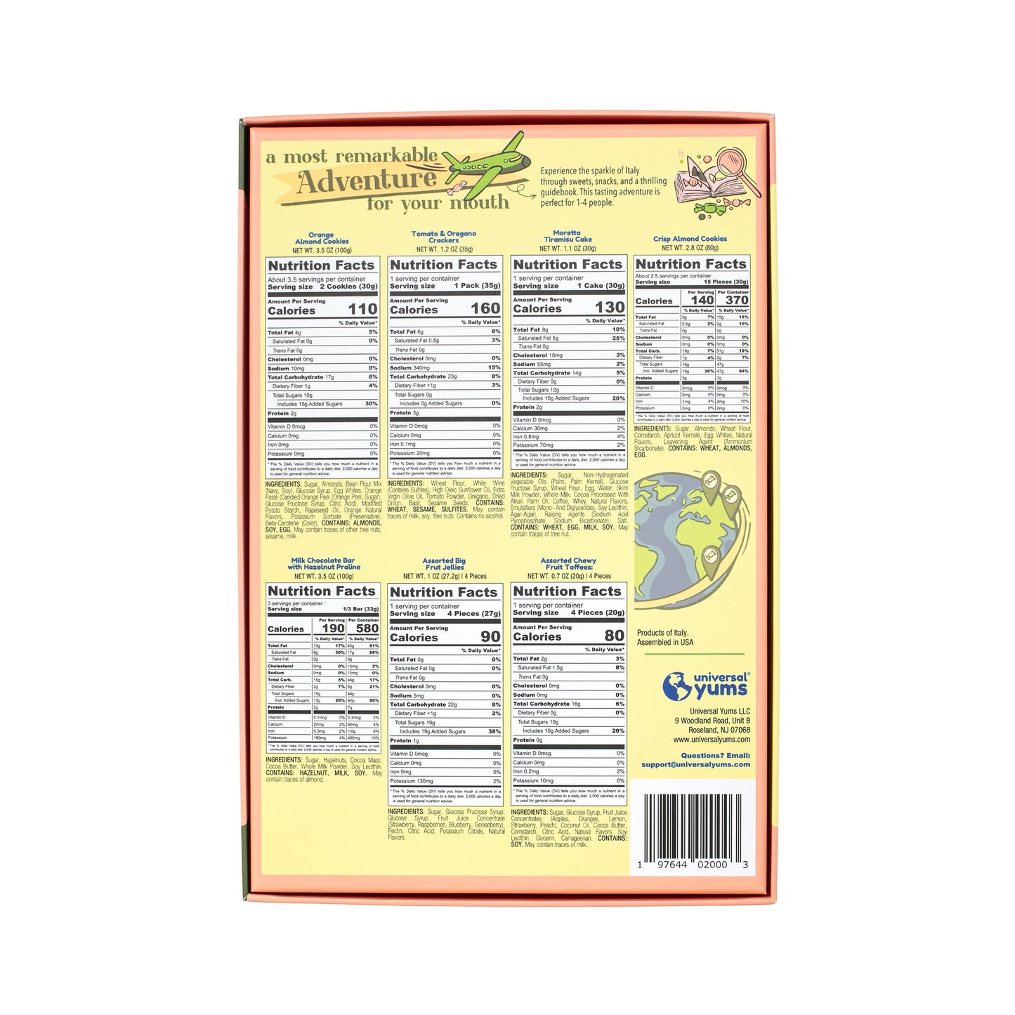 Taste of Italy Snack Crate