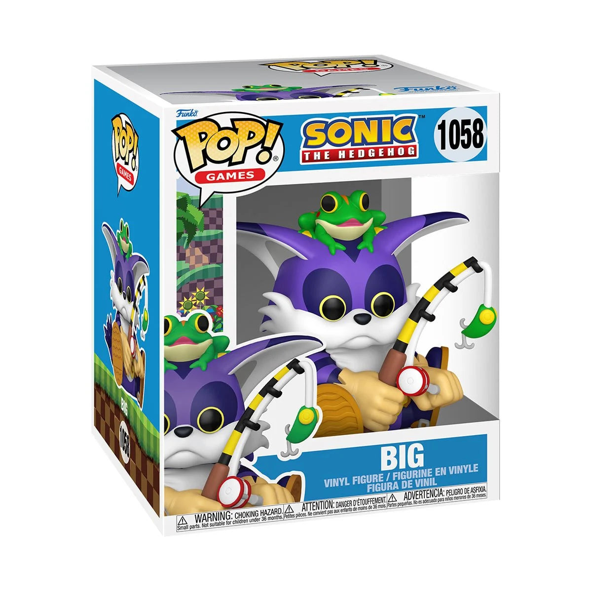 Funko Pop! Sonic the Hedgehog Big with Froggy Super 6-Inch