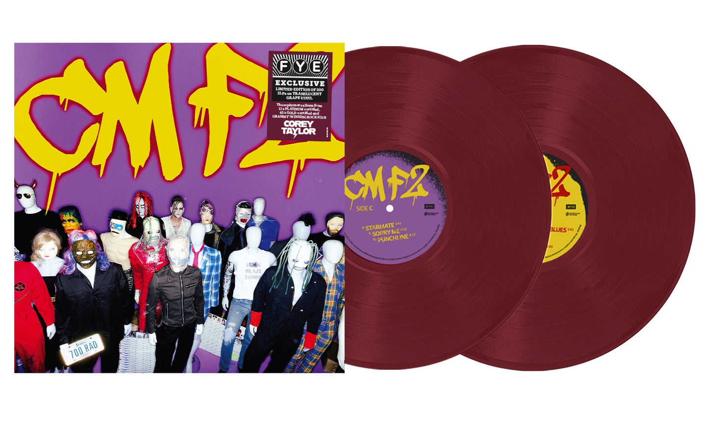 Corey Taylor - CMF2 (Translucent Grape Colored Double Vinyl)