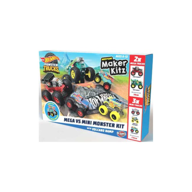 Hot Wheels Monster Trucks Mega Vs Mini Monster Kit