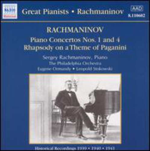 Sergey Rachmaninoff - Con Pno 1/4/Rhaps Paganini