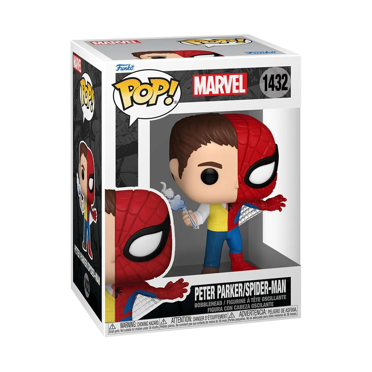 Funko Pop! Marvel Comics Split Peter Parker/Spider-Man