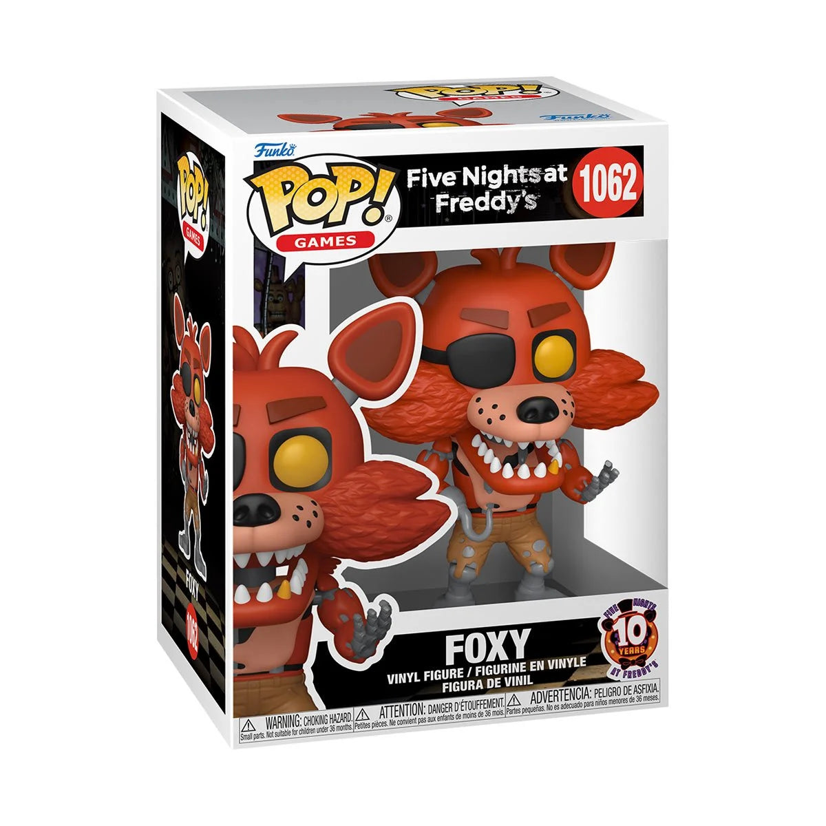 Funko Pop! Five Nights at Freddy's 10th Anniversary Foxy