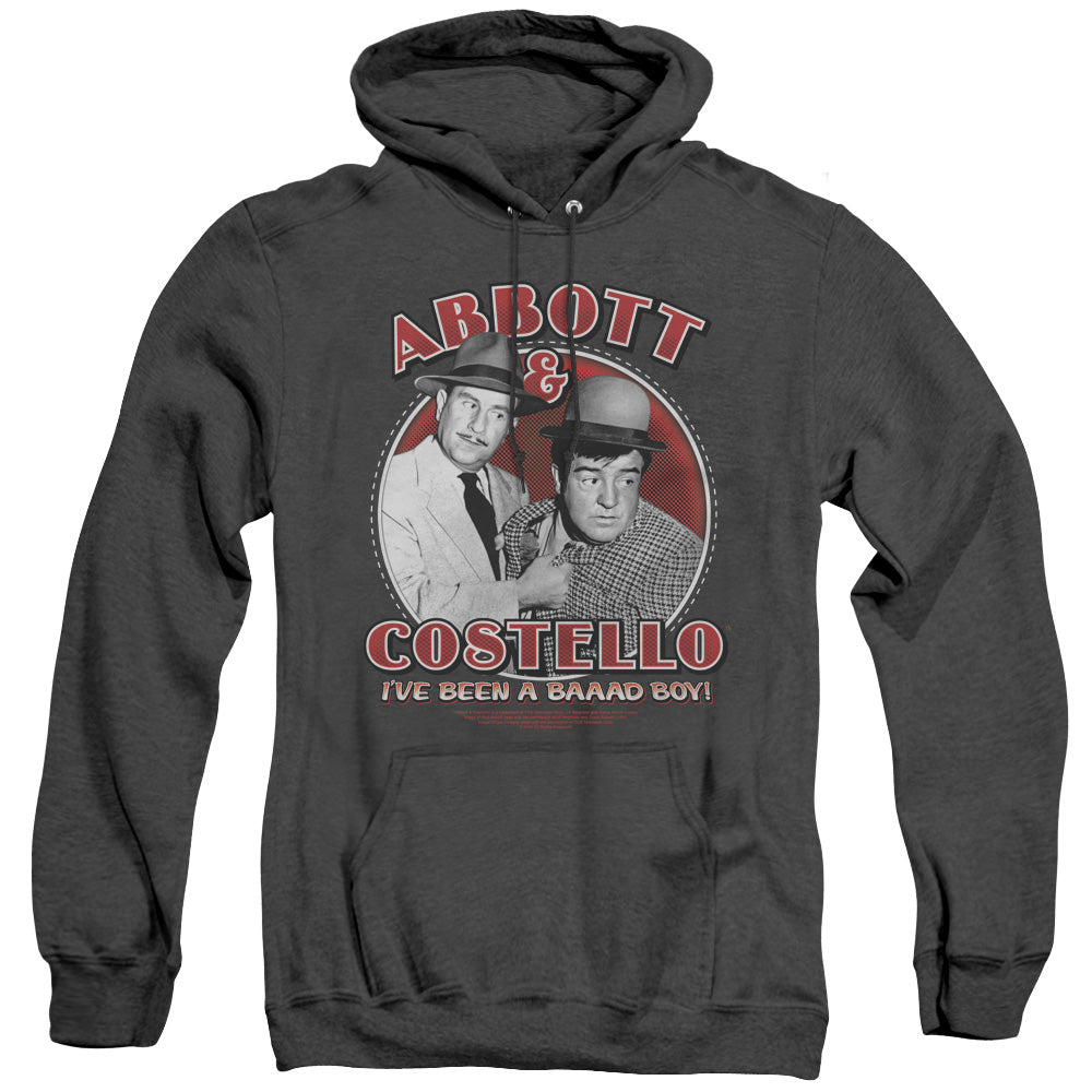 Abbott & Costello - Bad Boy - Adult Heather Hoodie - Black