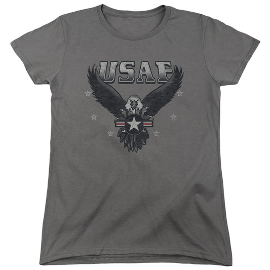 Air Force - Incoming - Short Sleeve Womens Tee - Charcoal T-shirt