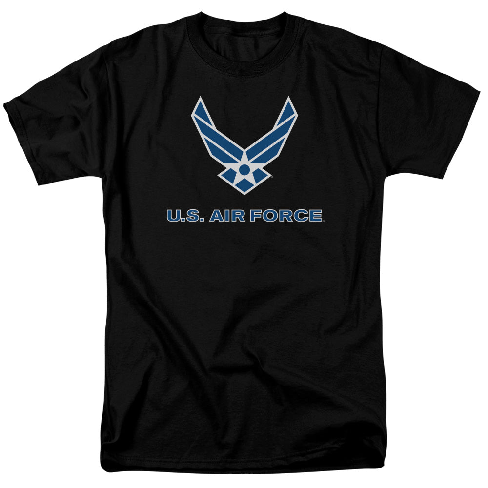 Air Force - Logo - Short Sleeve Adult 18/1 - Black T-shirt