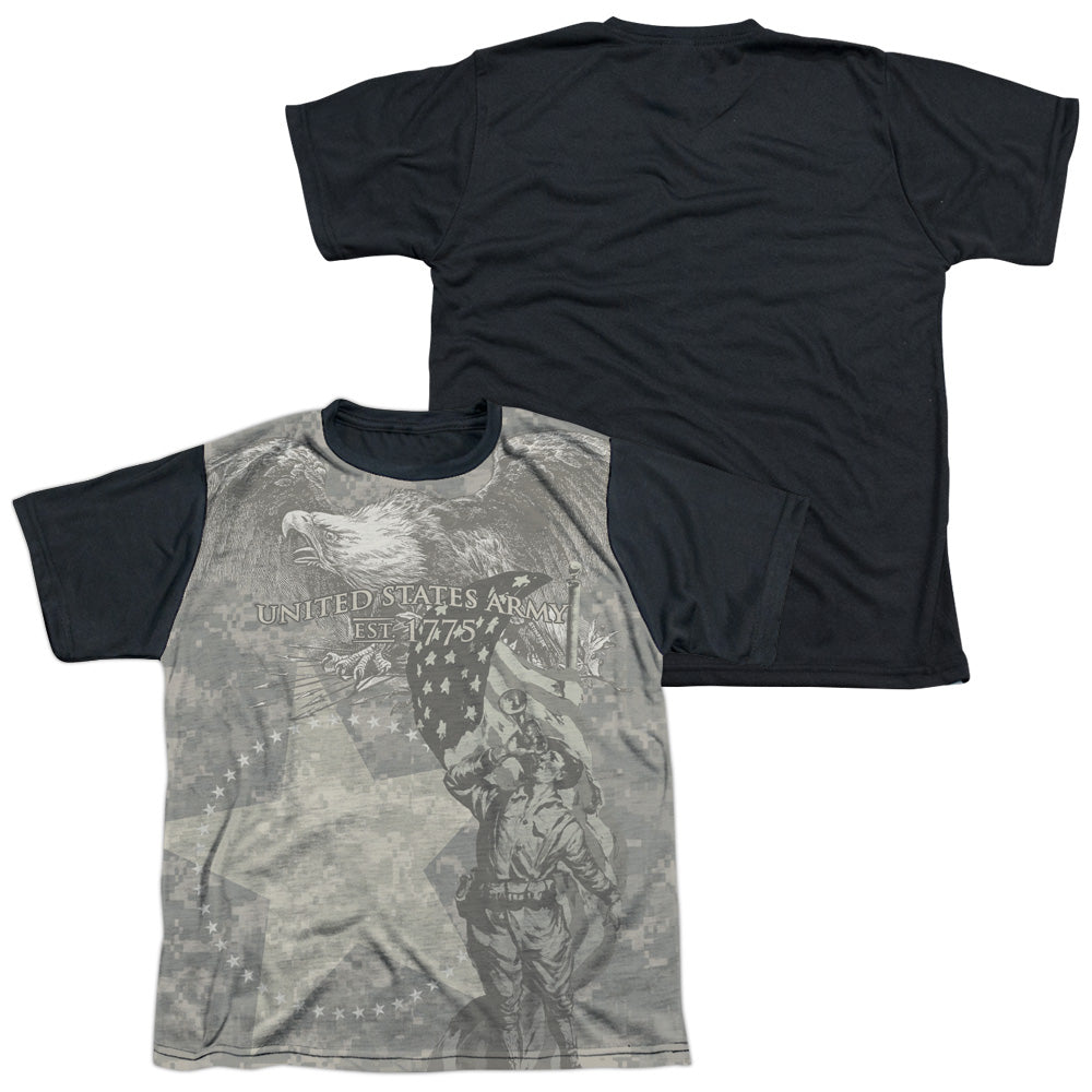 Army - Countrys Call - Short Sleeve Youth White Front Black Back - White T-shirt