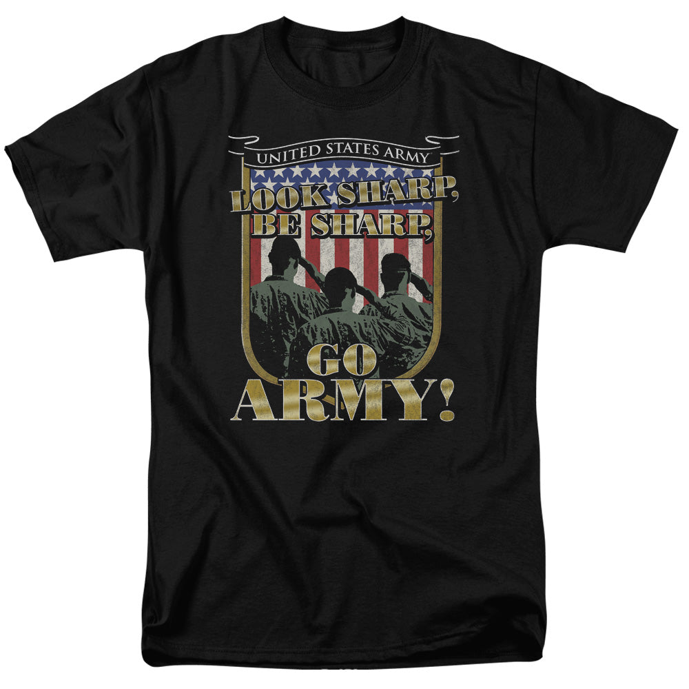 Army - Go Army - Short Sleeve Adult 18/1 - Black T-shirt