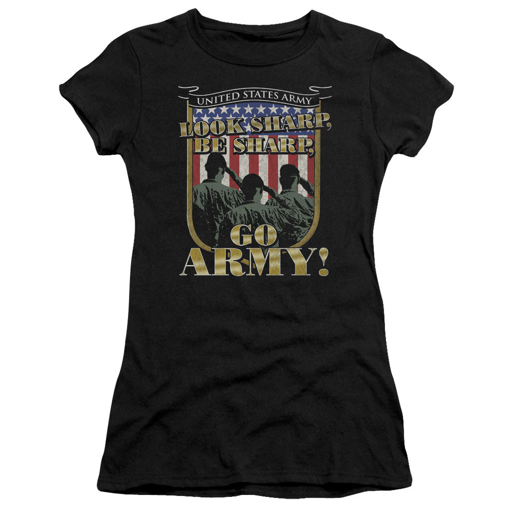 Army - Go Army - Short Sleeve Junior Sheer - Black T-shirt