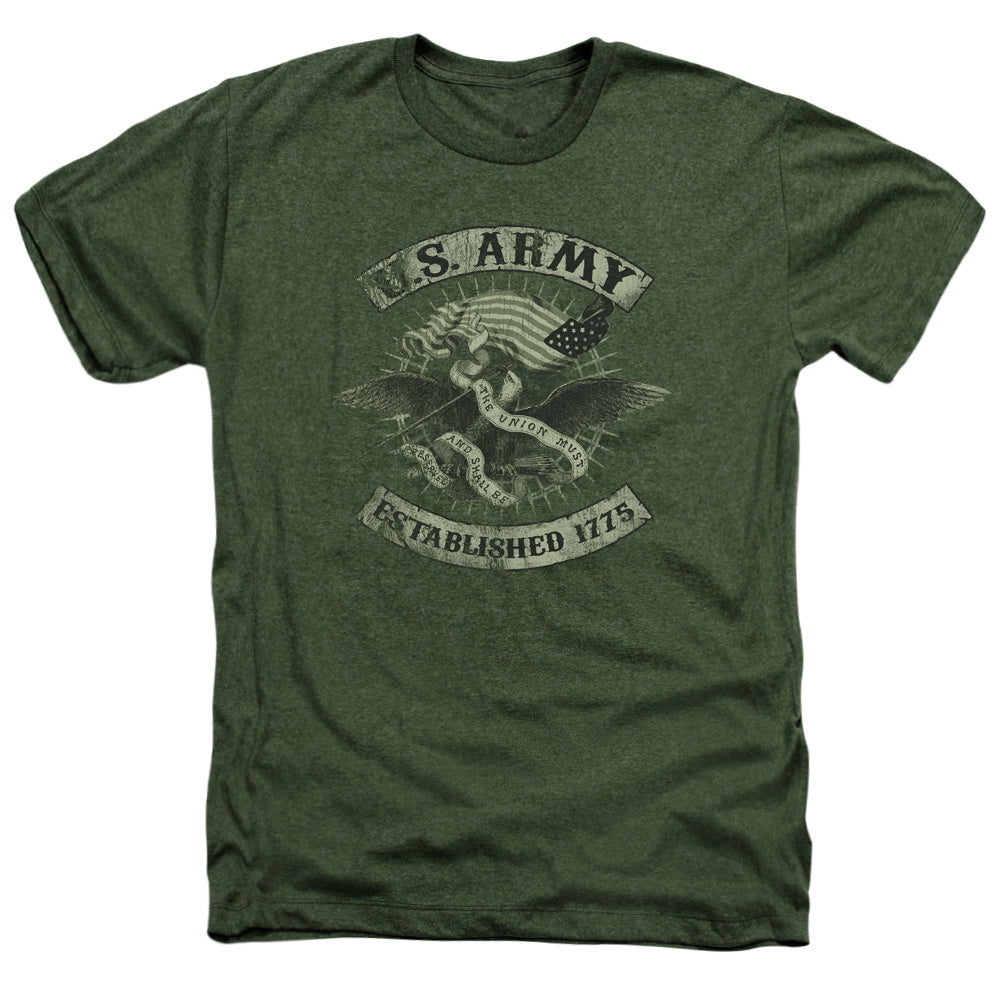Army - Union Eagle - Adult Heather - Military Green