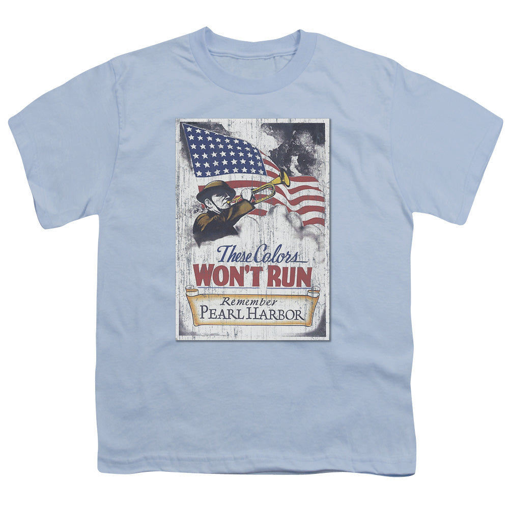 Army - Pearl Harbor - Short Sleeve Youth 18/1 - Light Blue T-shirt