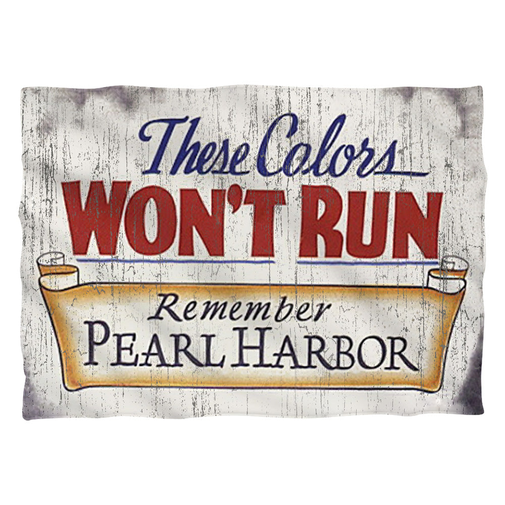 Army - Wont Run - Pillow Case - White