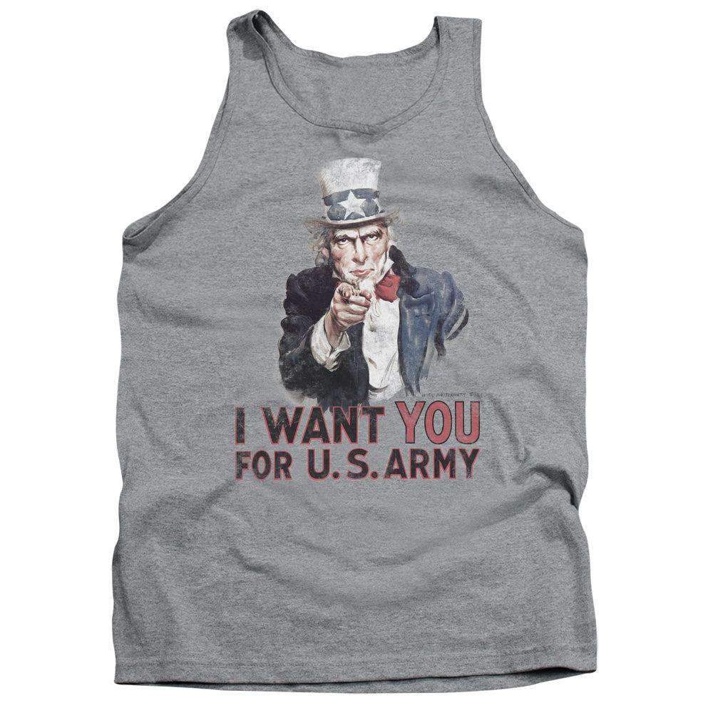 Army - I Want You - Adult Tank - Athletic Heather