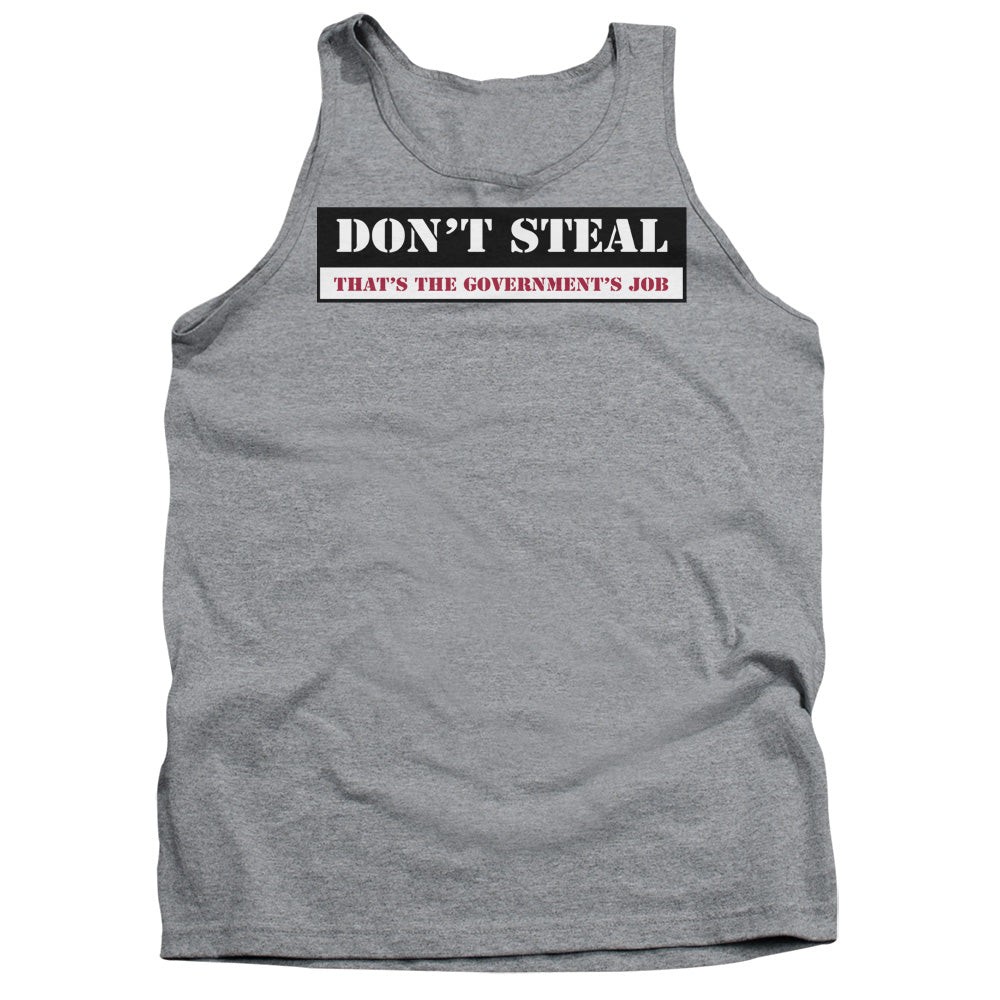 Dont Steal - Adult Tank - Athletic Heather