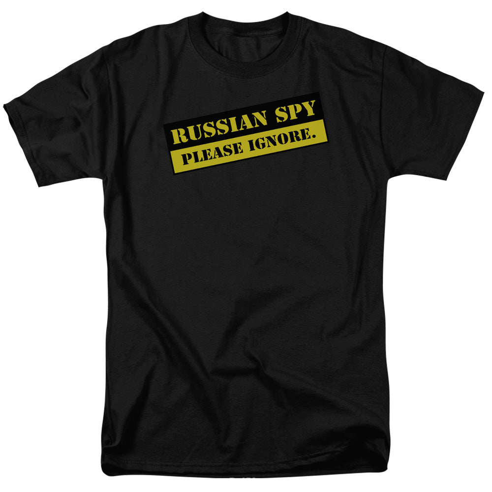 Russian Spy - Short Sleeve Adult 18 - 1 - Black T-shirt