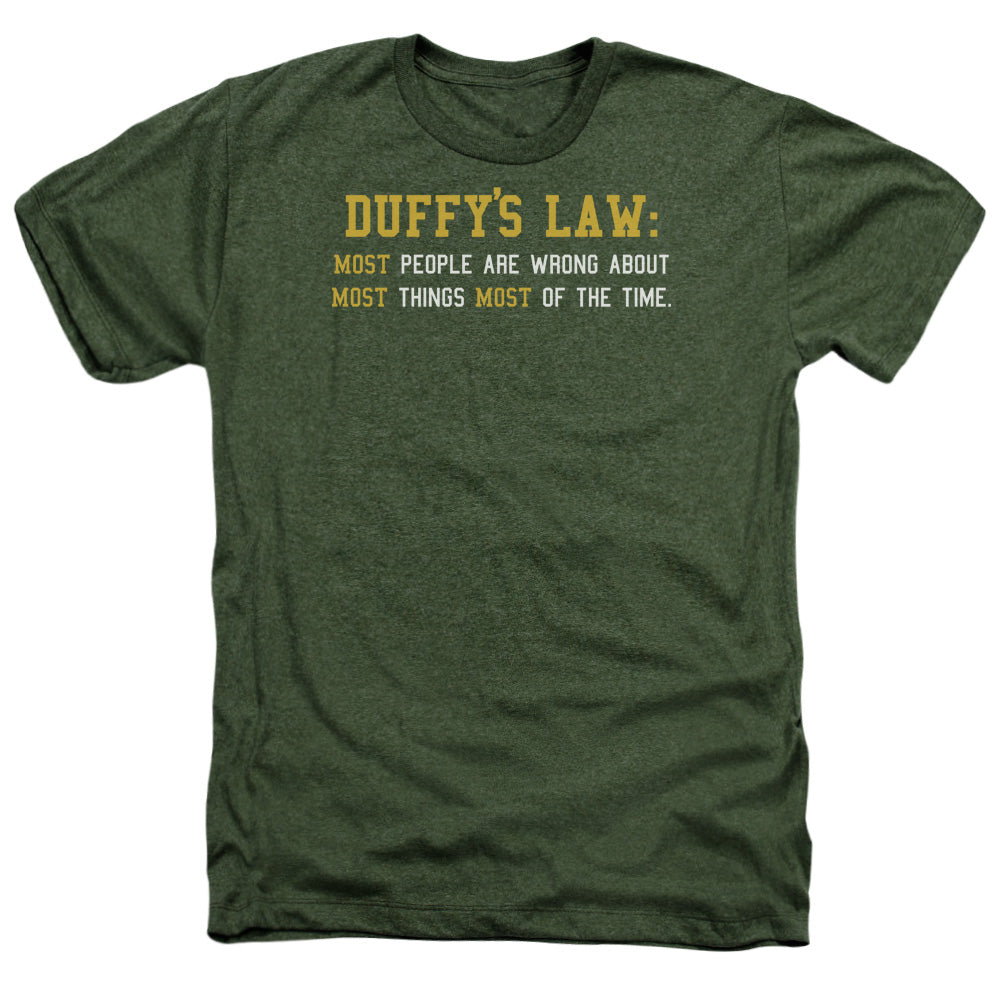 Duffys Law - Adult Heather - Military Green